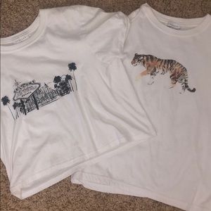 Topshop graphic tees